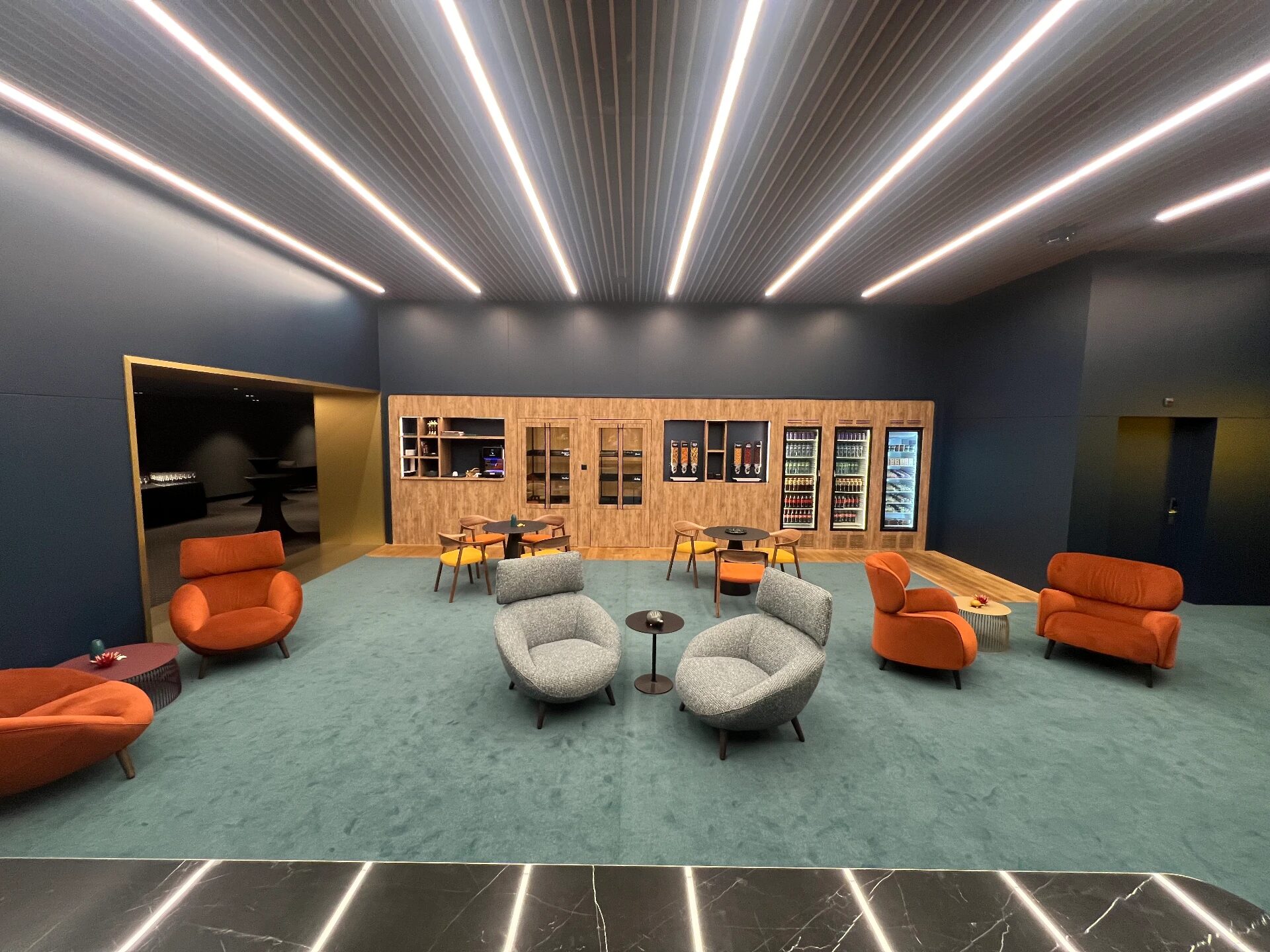 La lounge, vista d'insieme
